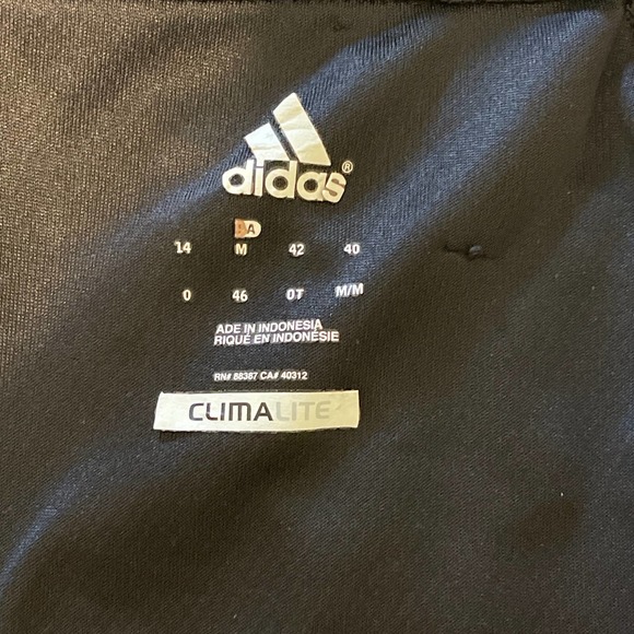 Adidas Vintage Climalite Three Stripe Track Jacket Medium Pre-owned - Picture 5 of 10